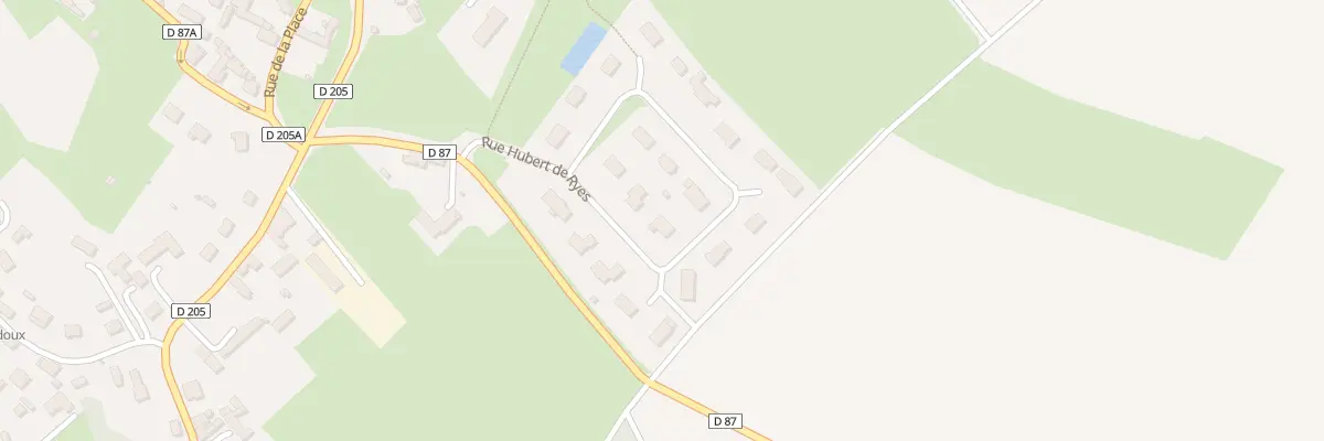 Plan du 6 Rue Hubert de Ryes à Ryes
