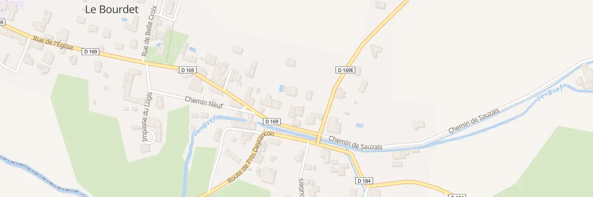 Plan du 10 Rue du Bief au Bourdet