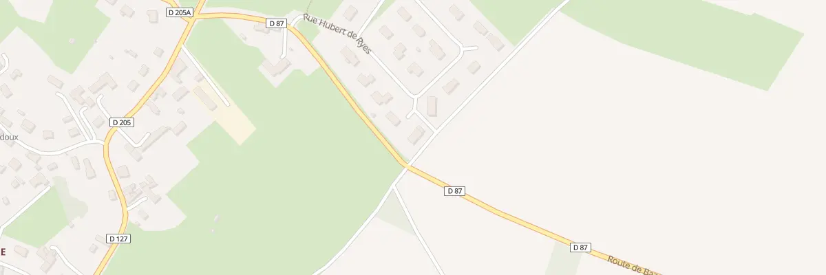 Plan du 11 Rue Hubert de Ryes à Ryes