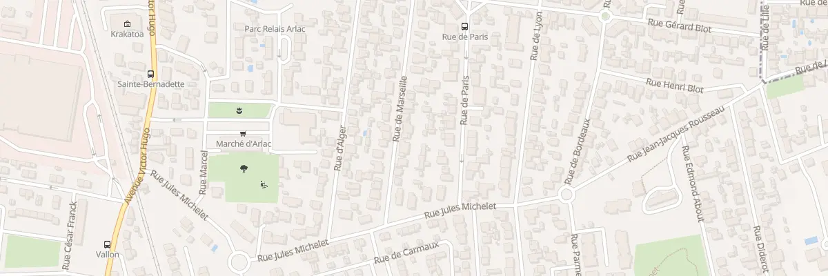 Plan du 32 Rue de Marseille à Mérignac
