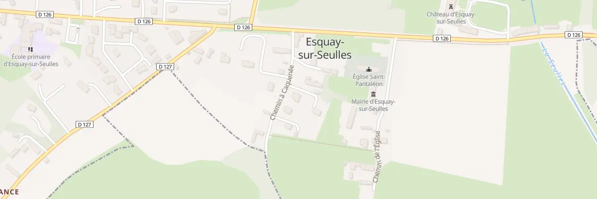 Plan du 7 Che à Caquenée à Esquay-sur-Seulles