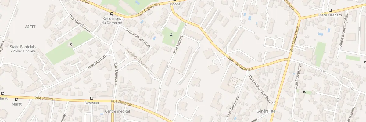 Plan du 26 Rue Laporte à Bordeaux