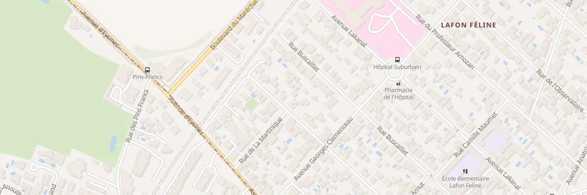 Plan du 57 Rue Alexis Capelle au Bouscat