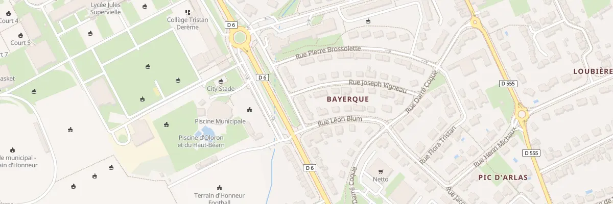 Plan du 31 Bd Francois Mitterrand à Oloron-Sainte-Marie