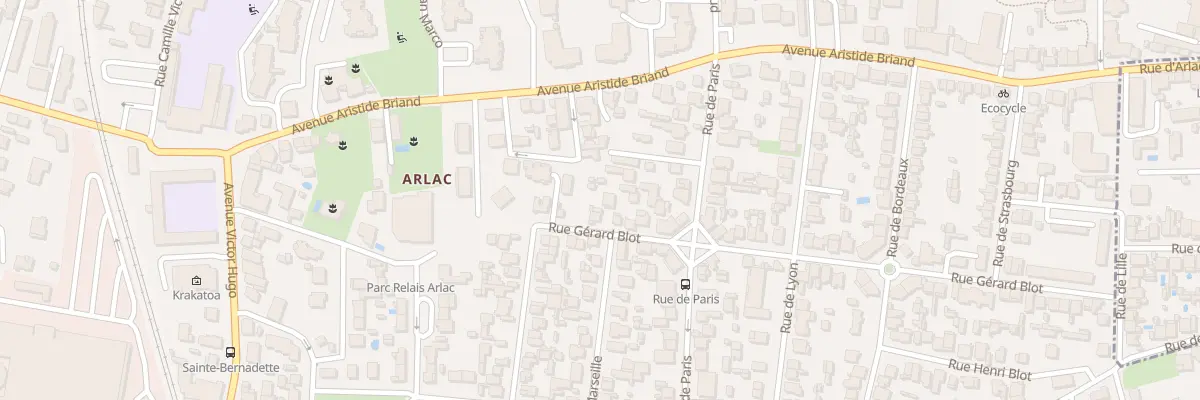 Plan du 45 Rue Gerard Blot à Mérignac