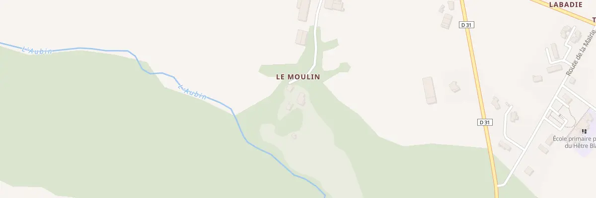 Plan du 480 Che du Moulin à Hagetaubin