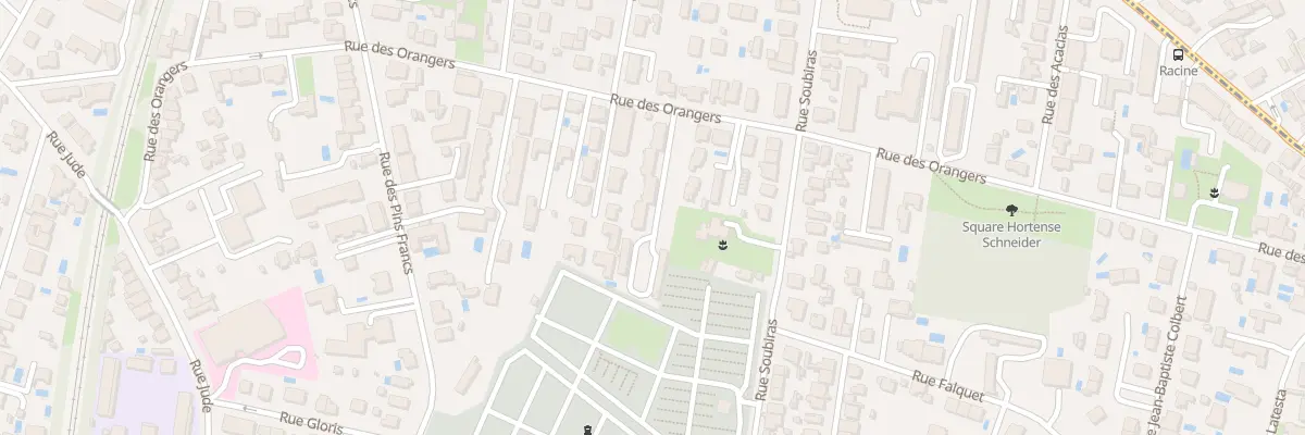Plan du 116 Rue des Orangers à Bordeaux