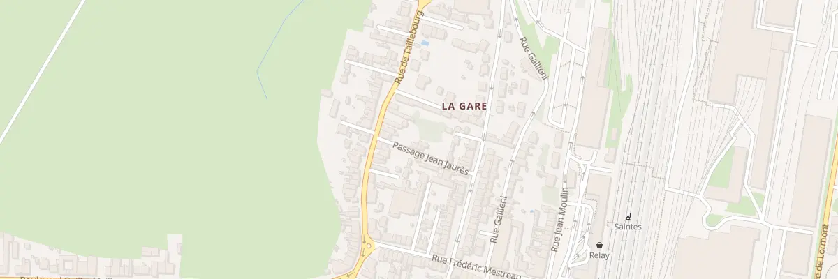 Plan du 20 Rue de Taillebourg à Saintes