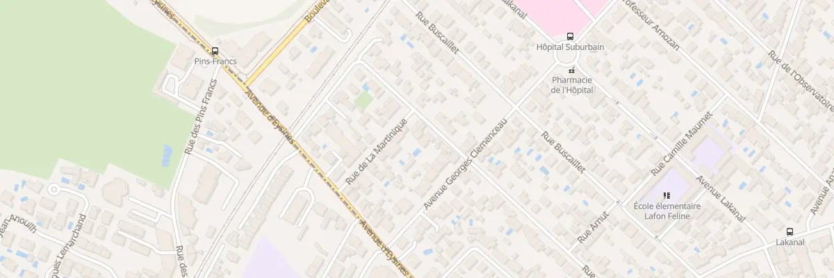 Plan du 56 Rue Alexis Capelle au Bouscat