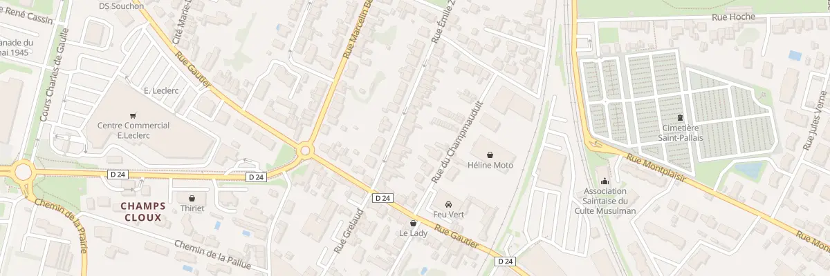 Plan du 105 Rue Emile Zola à Saintes