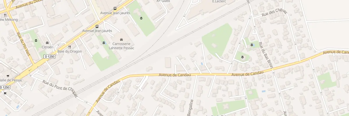 Plan du 5B Av de Candau à Pessac