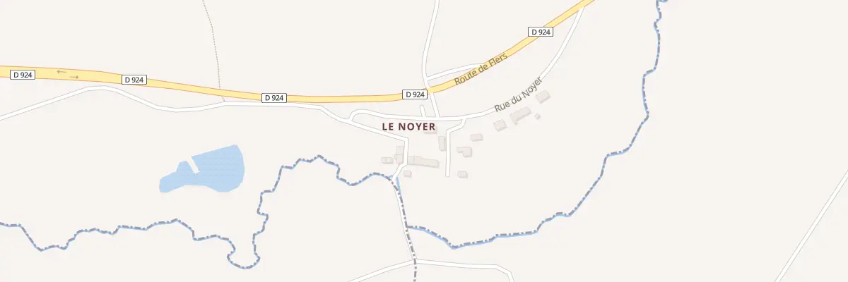 Plan du 4 Le Noyer à Landisacq