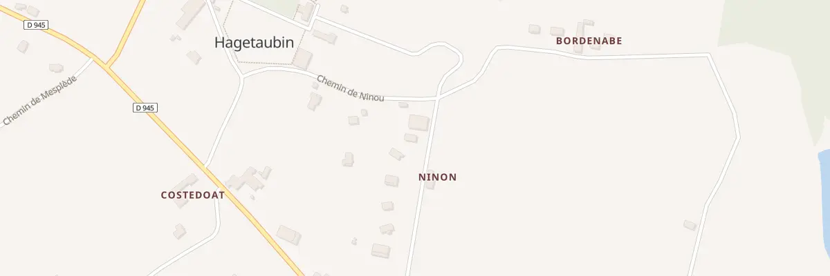 Plan du 300 Che de Ninou à Hagetaubin