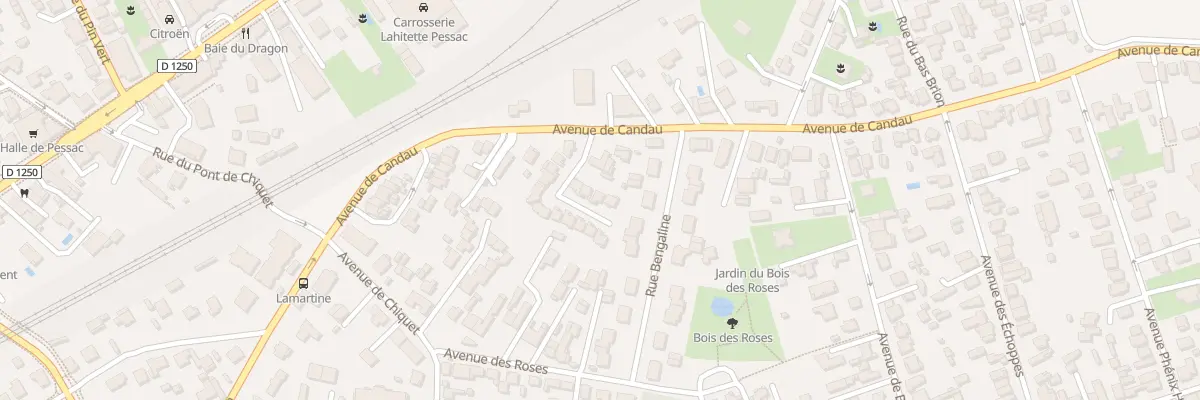 Plan du 5 All Georges Simenon à Pessac