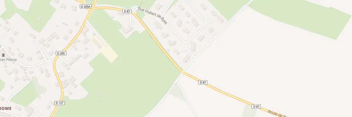 Plan du 9 Rue Hubert de Ryes à Ryes