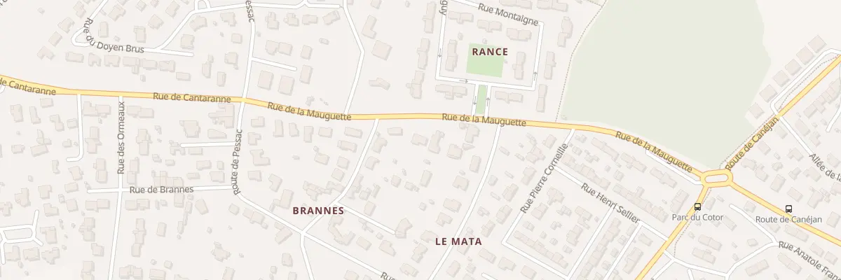 Plan du 20A Rue de la Mauguette à Gradignan