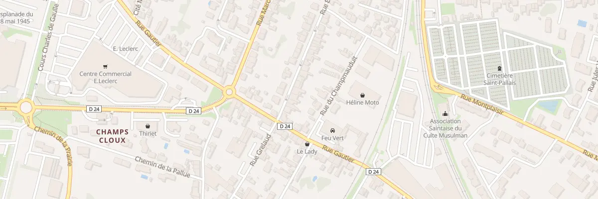 Plan du 111 Rue Emile Zola à Saintes