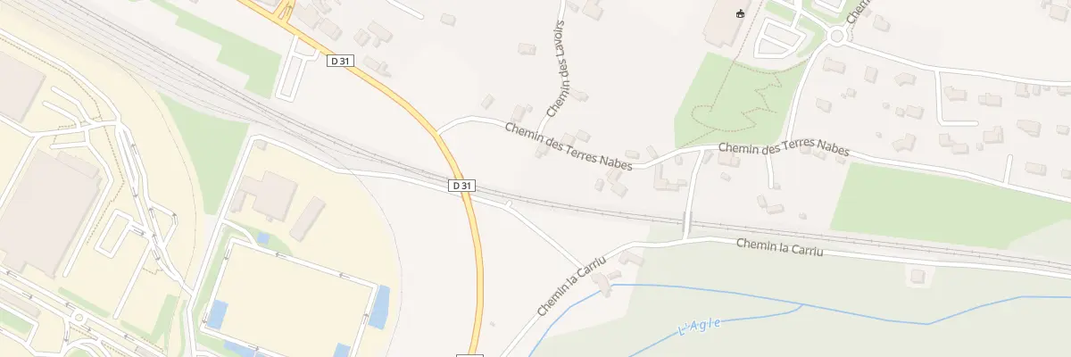 Plan du 2 Che de Terres Nabes à Lacq