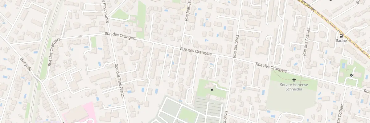 Plan du 126 Rue des Orangers à Bordeaux