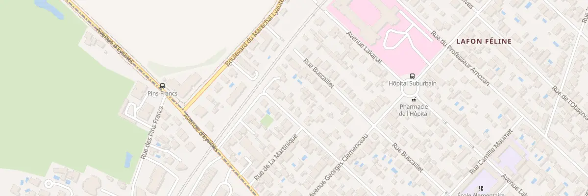 Plan du 63 Rue Alexis Capelle au Bouscat