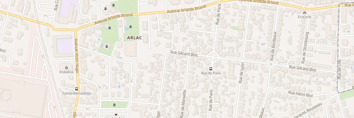 Plan du 58 Rue Gerard Blot à Mérignac