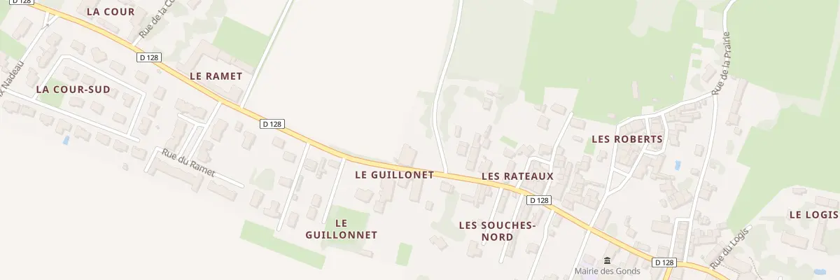 Plan du 36 Rue Maurice Ravel aux Gonds