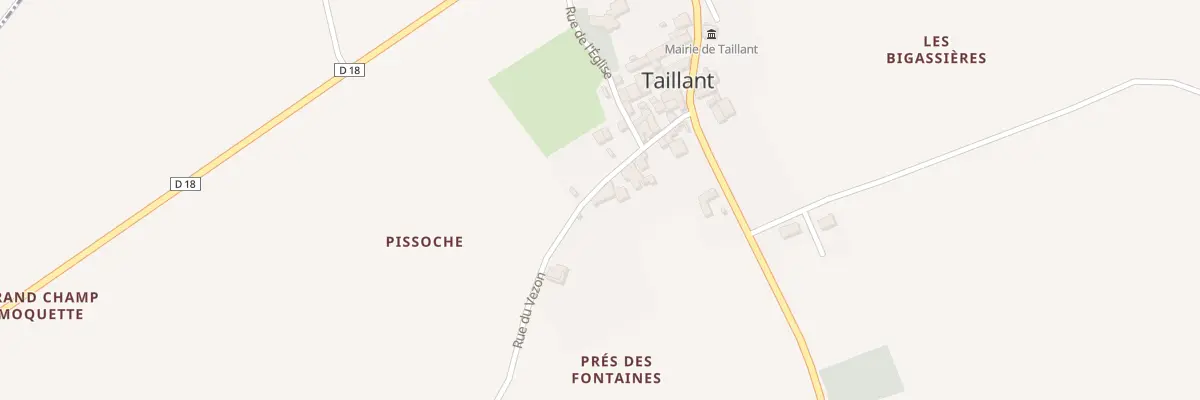 Plan du 11 Rue du Vezon à Taillant