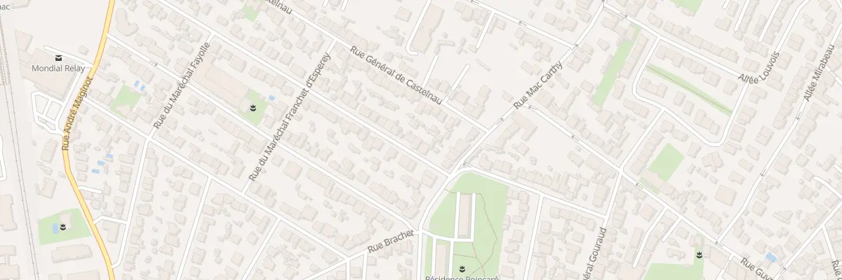Plan du 11 Rue du Marechal Joffre Caud à Bordeaux