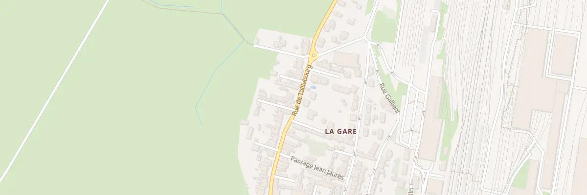 Plan du 55 Rue de Taillebourg à Saintes