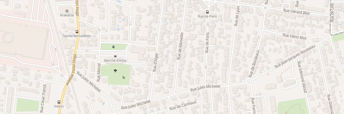 Plan du 27 Rue de Marseille à Mérignac