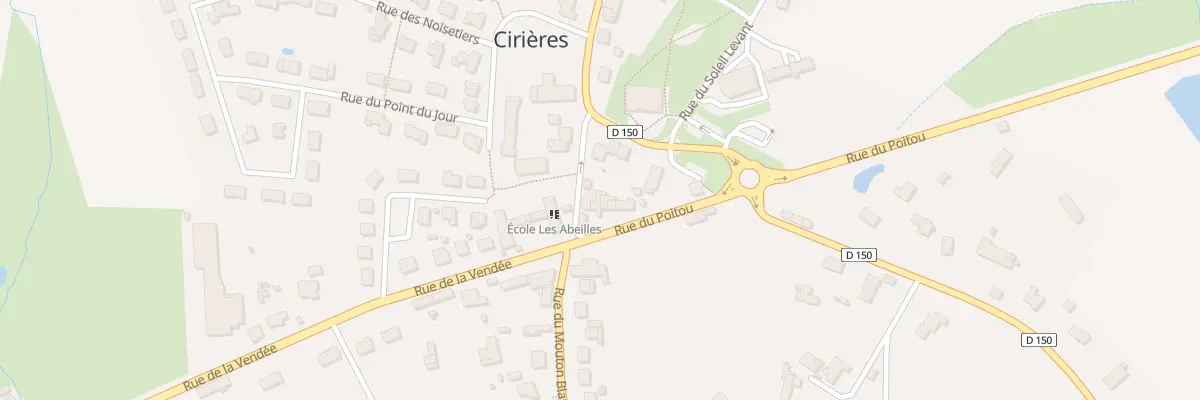 Plan du 3 Rue du Poitou à Cirières