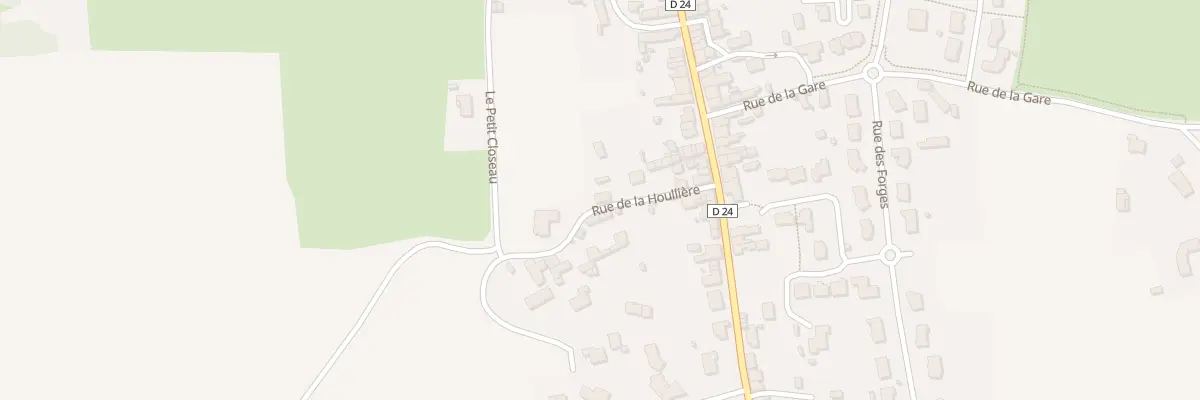 Plan du 7 Rue de l’Houlliere à Commer