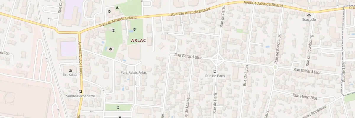 Plan du 60 Rue Gerard Blot à Mérignac
