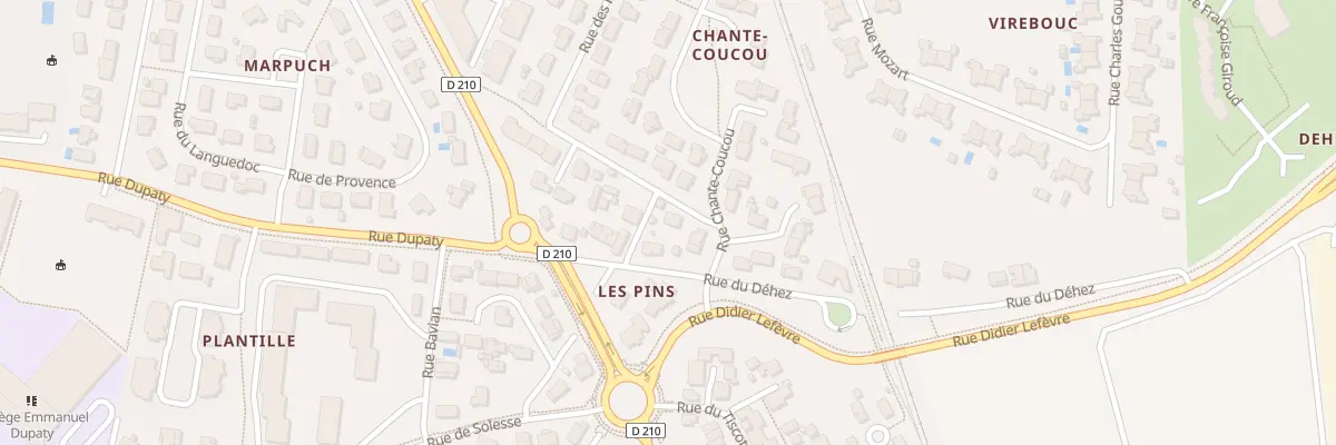 Plan du 21 Rue des Mésanges à Blanquefort