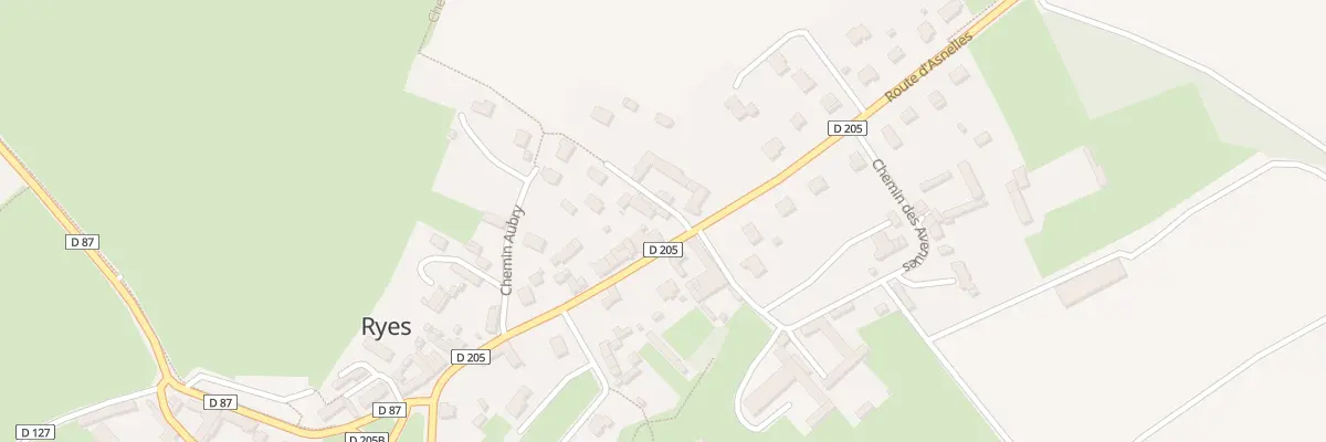 Plan du 5016 Rue d’Asnelles à Ryes