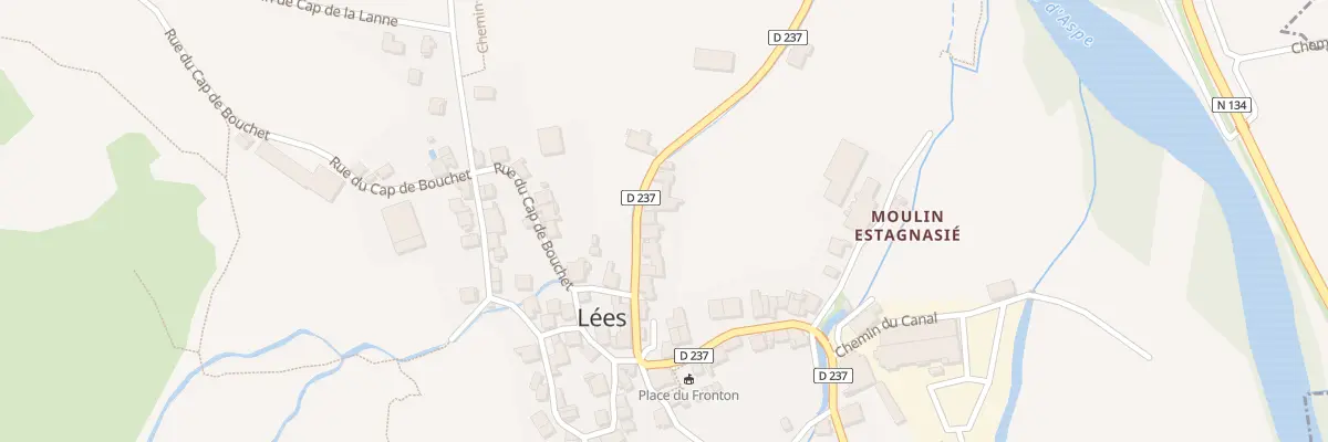 Plan du 5067 Village de Lees à Lées-Athas