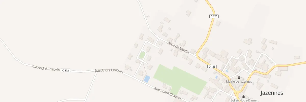 Plan du 8 Rue des Grands Champs à Jazennes