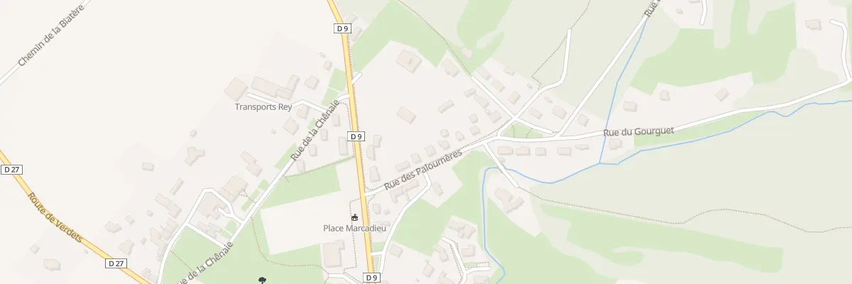 Plan du 7 Rue des Paloumères à Ledeuix