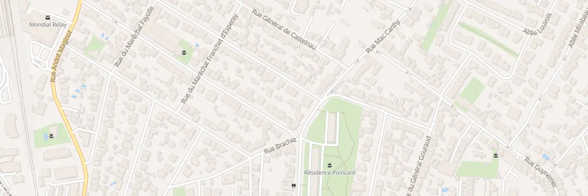 Plan du 6 Rue du Marechal Joffre Caud à Bordeaux