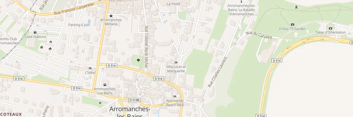 Plan du 22 Rue du Petit Fontaine à Arromanches-les-Bains
