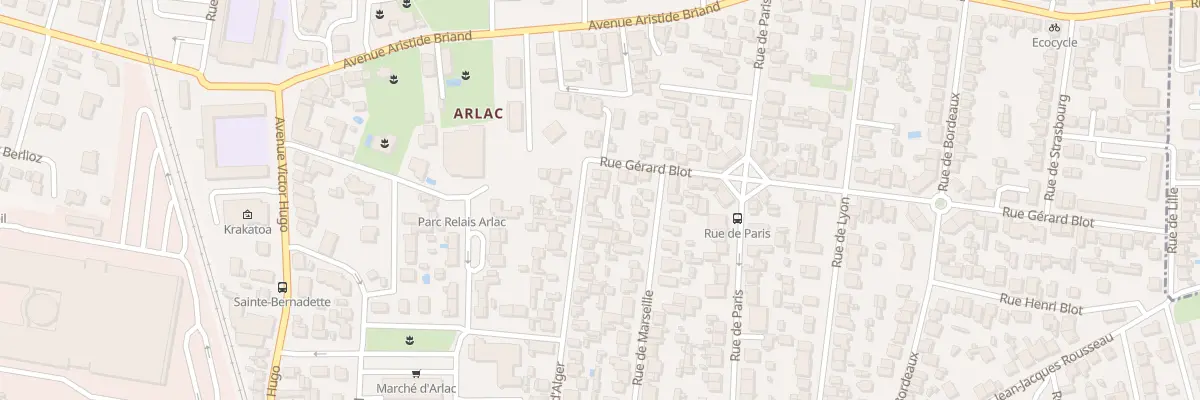 Plan du 4 Rue d’Alger à Mérignac
