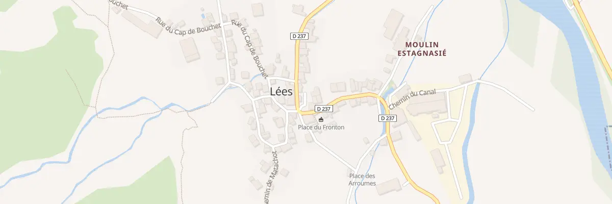 Plan du 5022 Village de Lees à Lées-Athas