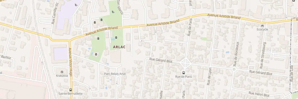 Plan du 51 Rue Gerard Blot à Mérignac