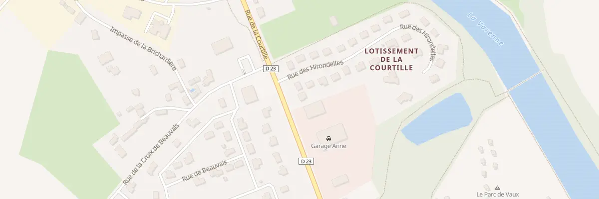 Plan du 45 Rue de la Courtille à Ambrières-les-Vallées