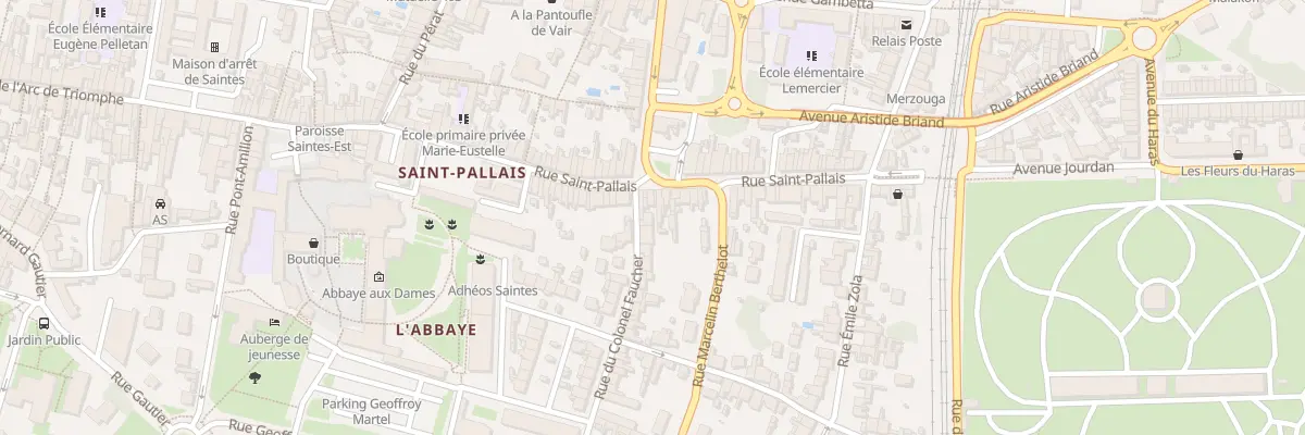 Plan du 3A Rue du Colonel de Faucher à Saintes