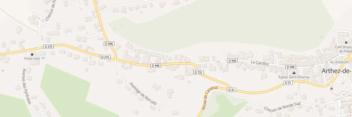 Plan du 6 Rue du Bourdalat à Arthez-de-Béarn