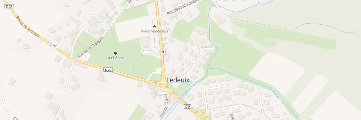 Plan du 5 Rue Henri Couture à Ledeuix