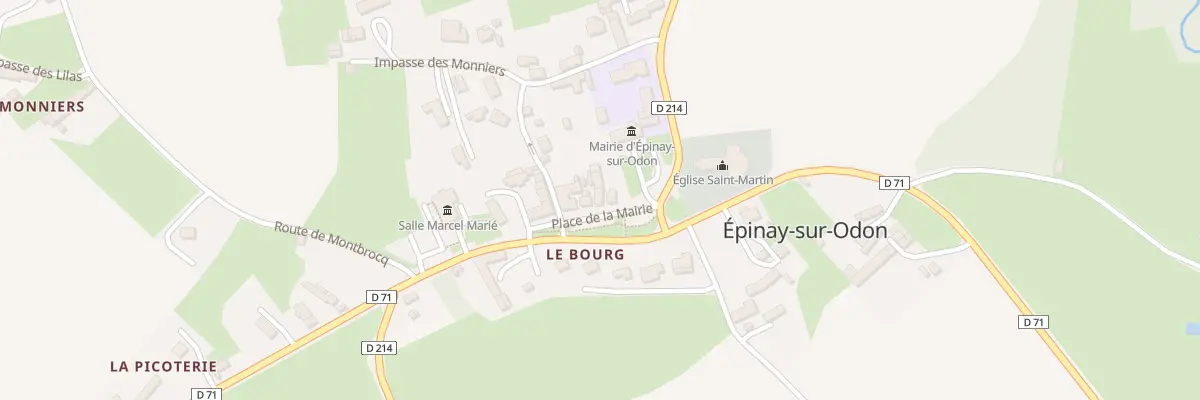 Plan du 4 Le Bourg à Épinay-sur-Odon