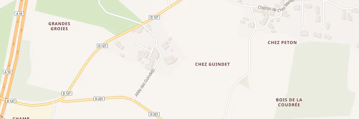 Plan du 13 All des Guindets à Annepont