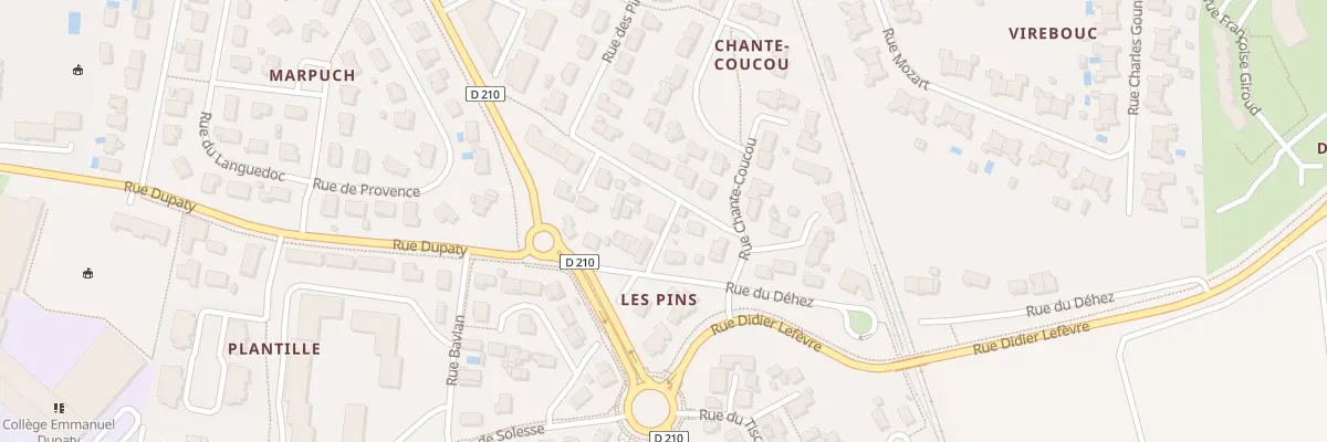 Plan du 16A Rue du Dehez à Blanquefort